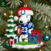 Indianapolis Colts NFL Snoopy Christmas Ornament