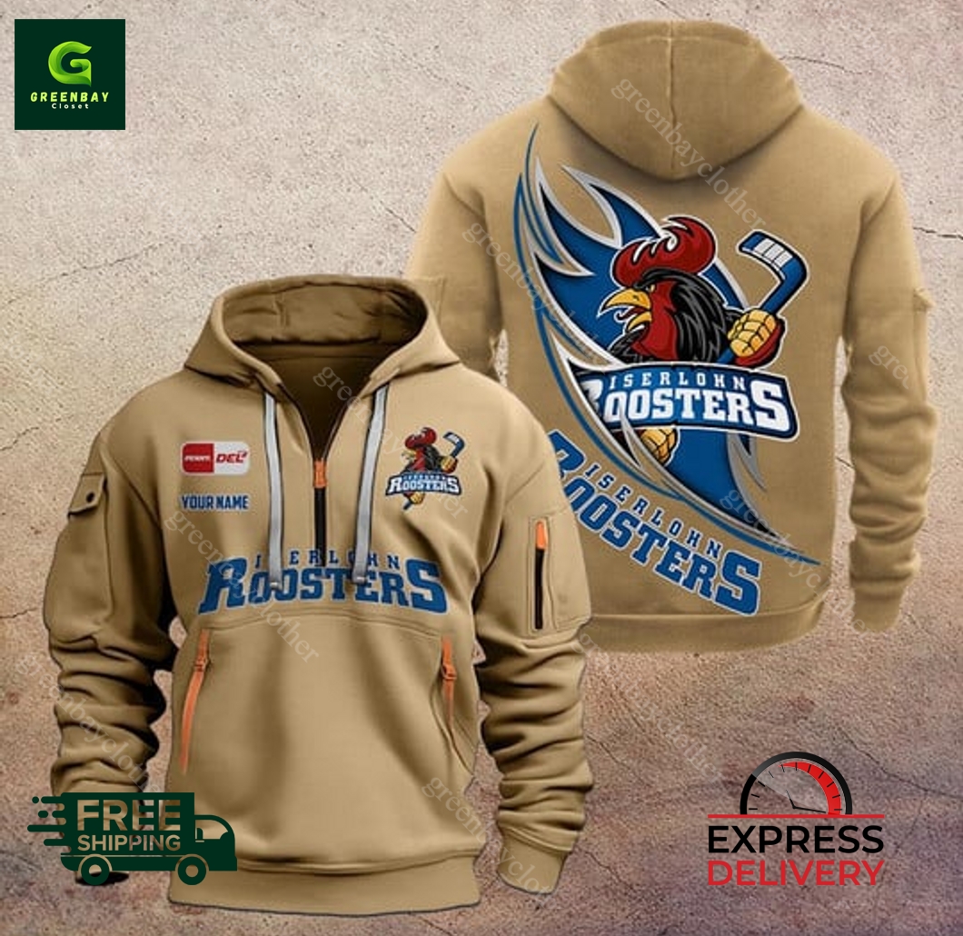 Iserlohn Roosters Custom Name New Heavy Hoodie Iserlohn Roosters Custom Name New Heavy Hoodie