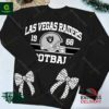 Las Vegas Raiders NFL Embroider Side Bow Sweatshirt