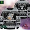Las Vegas Raiders NFL Merry Kissmyass Knit Pattern Ugly Sweater