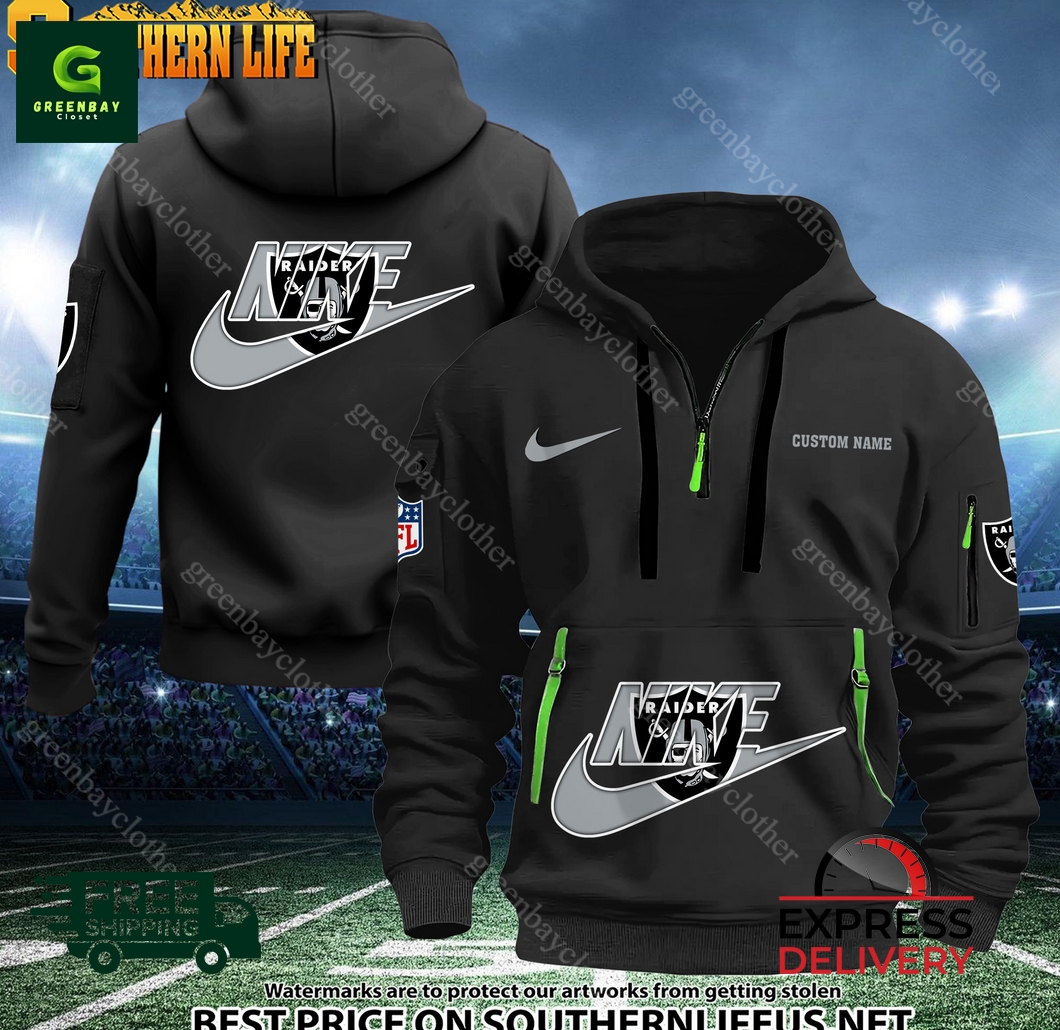 Las Vegas Raiders NFL Nike Heavy Custom Hoodie Las Vegas Raiders NFL Nike Heavy Custom Hoodie