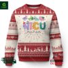 Light Neonatal Intensive Care Unit Nurse Appreciation Gift Dinosaur Ugly Christmas Sweater