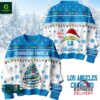 Los Angeles Chargers Family Ugly Christmas Sweater