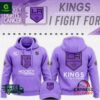 Los Angeles Kings Hockey Fights Cancer Unisex Hoodie