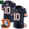 Men’s Denver Broncos Bo Nix Throwback Vapor Navy Jersey
