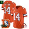Men’s Denver Broncos Courtland Sutton Throwback Vapor Orange Jersey