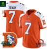 Men’s Denver Broncos John Elway Throwback Vapor Orange Alternate Jersey