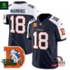 Men’s Denver Broncos Peyton Manning Throwback Vapor Navy Alternate Jersey