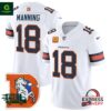Men’s Denver Broncos Peyton Manning Throwback Vapor White Jersey