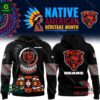 Men?s Nike Black Chicago Bears 2024 Native American Heritage Month Pullover Hoodie