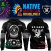 Men?s Nike Las Vegas Raiders 2024 Native American Heritage Month Pullover Hoodie