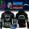 Men?s Nike Los Angeles Chargers 2024 Native American Heritage Month Pullover Hoodie