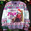 Merry Jinx Mas Knit Pattern Ugly Christmas Sweater