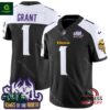 Minnesota Vikings Bud Grant King Of The North Black Alternate Jersey