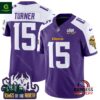 Minnesota Vikings Dallas Turner King Of The North Purple Alternate Jersey