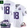 Minnesota Vikings Justin Jefferson King Of The North Winter Warrior Jersey