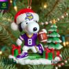 Minnesota Vikings NFL Snoopy Christmas Ornament