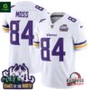 Minnesota Vikings Randy Moss King Of The North White Jersey