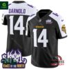 Minnesota Vikings Sam Darnold King Of The North Black Alternate Jersey
