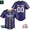 MLB Colorado Rockies Fearless Aganst Autism Personalized Baseball Jersey