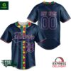 MLB Detroit Tigers Fearless Aganst Autism Personalized Baseball Jersey