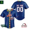 MLB New York Mets Fearless Aganst Autism Personalized Baseball Jersey