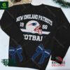 New England Patriots NFL Embroider Side Bow Sweatshirt