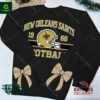 New Orleans Saints NFL Embroider Side Bow Sweatshirt
