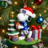 New York Giants NFL Snoopy Christmas Ornament