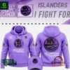 New York Islanders Hockey Fights Cancer Unisex Hoodie