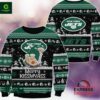 New York Jets NFL Merry Kissmyass Knit Pattern Ugly Sweater