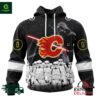 NHL Calgary Flames Special Star Wars Design Personalized Hoodie