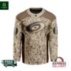 NHL Carolina Hurricanes Desert Camouflage Personalized Hockey Jersey