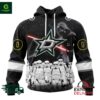 NHL Dallas Stars Special Star Wars Design Personalized Hoodie