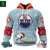 NHL Edmonton Oilers Peanuts Christmas Design Hoodie