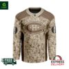 NHL Montreal Canadiens Desert Camouflage Personalized Hockey Jersey