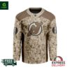 NHL New Jersey Devils Desert Camouflage Personalized Hockey Jersey