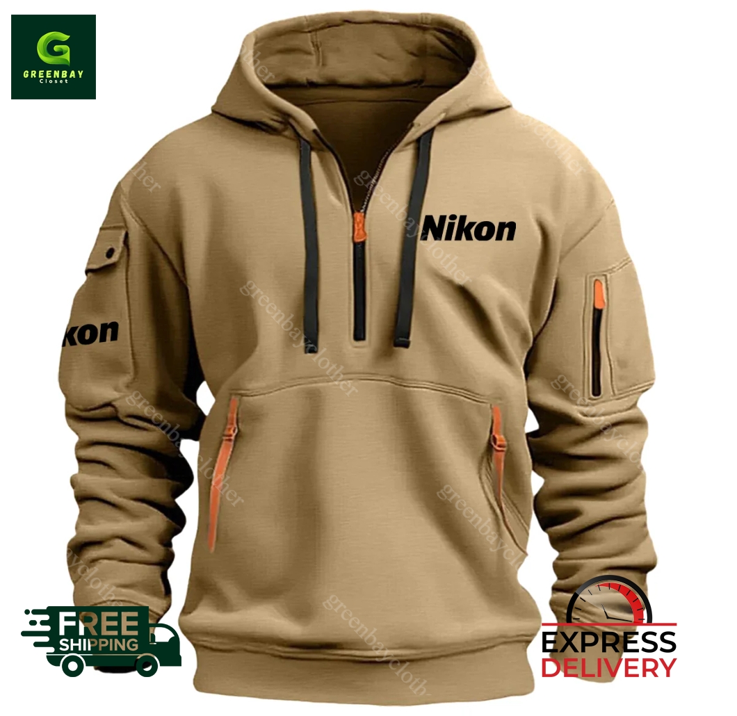 Nikon Photography Videography Half Zipper Heavy Hoodie Nikon Photography Videography Half Zipper Heavy Hoodie
