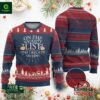 On The List Of Naughty And I Regret Nothing Middle Finger Ugly Christmas Sweater