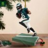 Philadelphia Eagles DeVonta Smith 6 Christmas Ornament