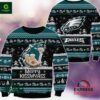Philadelphia Eagles NFL Merry Kissmyass Knit Pattern Ugly Sweater