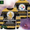 Pittsburgh Steelers NFL Merry Kissmyass Knit Pattern Ugly Sweater