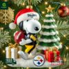 Pittsburgh Steelers NFL Snoopy Christmas Ornament