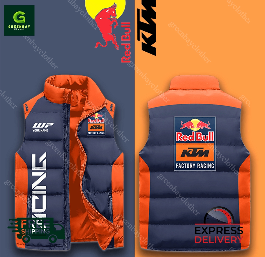 Red Bull KTM Factory Racing Personalized Sleeveless Jacket