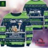 Seattle Seahawks NFL Merry Kissmyass Knit Pattern Ugly Sweater