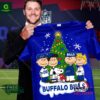 Snoopy Friends Buffalo Bills Christmas Tree Shirt