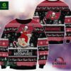 Tampa Bay Buccaneers NFL Merry Kissmyass Knit Pattern Ugly Sweater