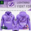 Tampa Bay Lightning Hockey Fights Cancer Unisex Hoodie