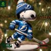 Tampa Bay Lightning Hockey Snoopy Ornament