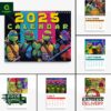Teenage Mutant Ninja Turtles 2025 Wall Hanging Calendar